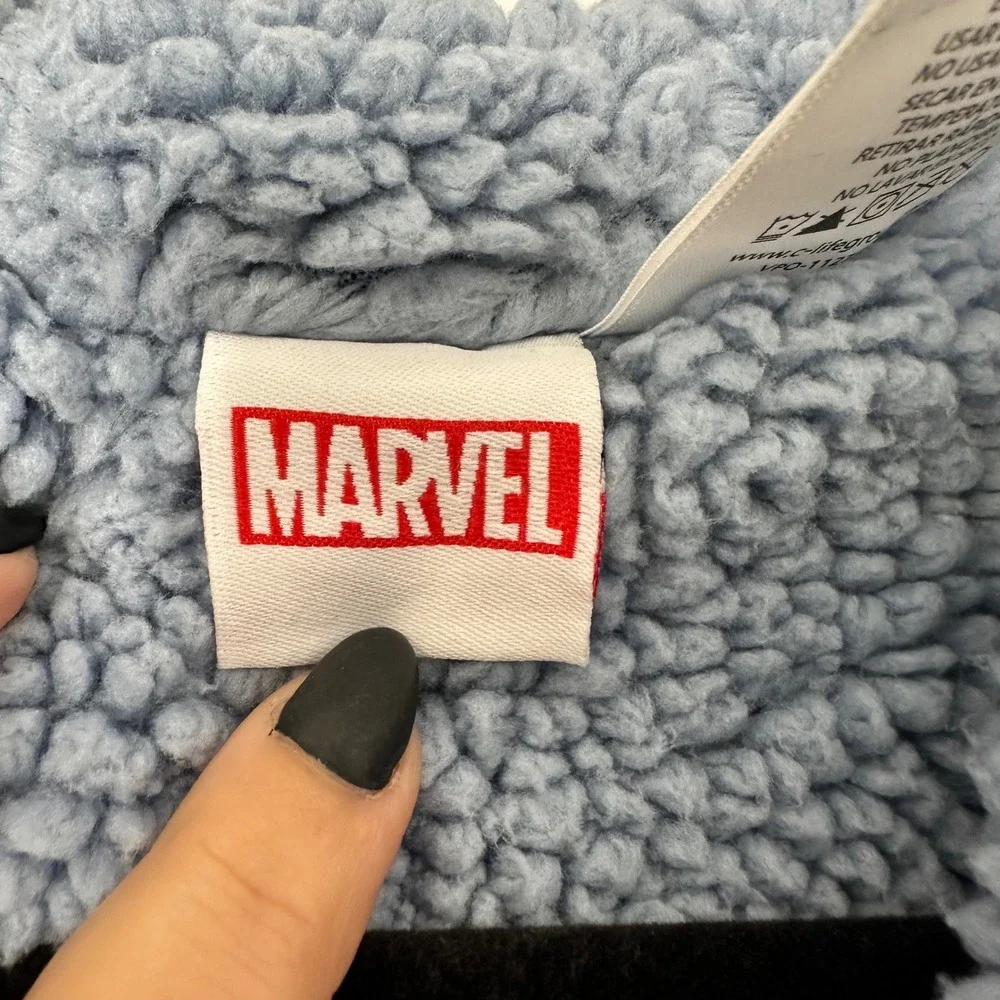 Marvel Comics Avengers Superhero Jacket 4T Fleece Lined Zip Up Hoodie‎ Kids